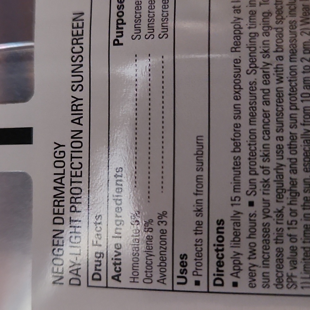 NEOGEN DERMALOGY DAY-LIGHT PROTECTION AIRY SUNSCREEN SPF50+ - Picture 4 of 4